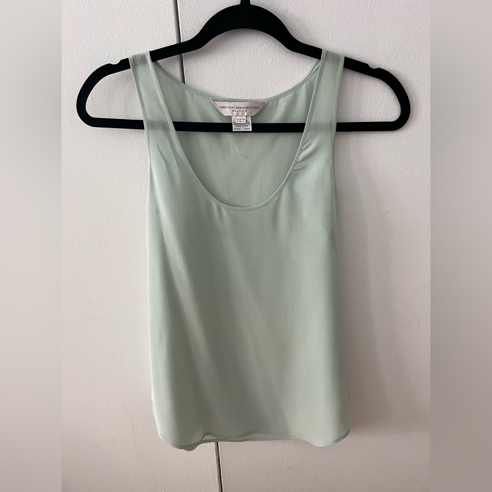 French Connection Silk tank top